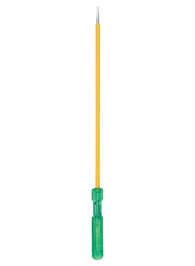 Taparia 833 I Steel (4.0 x 0.6mm) Insulated Screw Driver (Green and Yellow) - Image 1